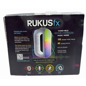 Just‎ Play RUKUS fx Handheld Electronic Game - White Damaged Box